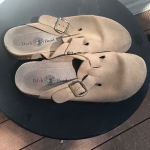 Duck Head potato Shoes Sz 9 leather upper
